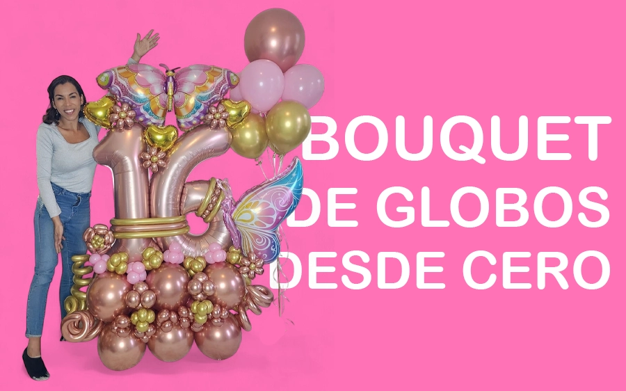 Bouquet de globos desde cero