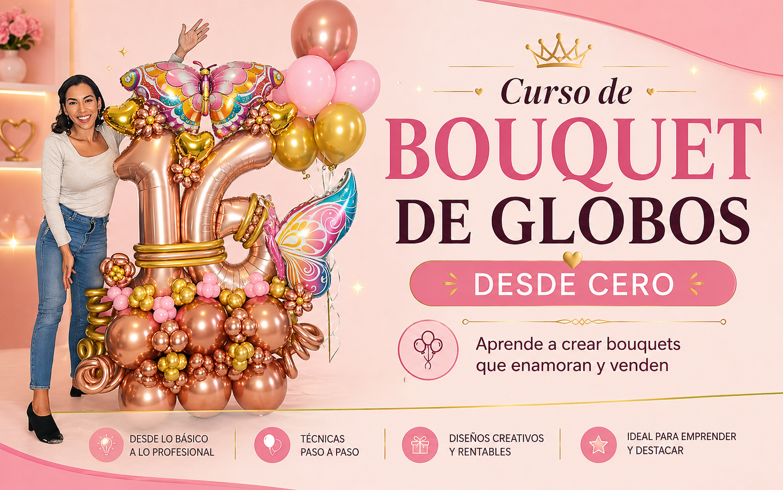 Bouquet de globos desde cero